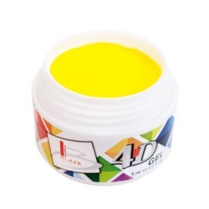 4D Gel – гель-пластилін об’ємний жовтий, Yellow, 5 мл