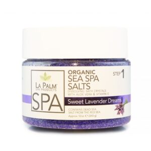 LA PALM Sea Spa Salts, Lavender Purple – Сіль для рук і ніг з морськими мінералами, 355 мл