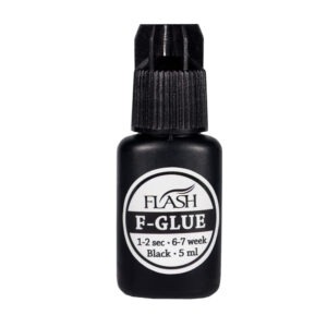 FLASH F-Glue – Клей для наращивания ресниц, 1-2 сек, 6-7 недель, черный