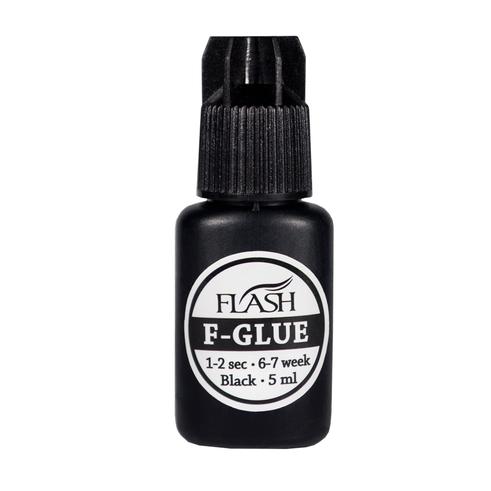 FLASH F-Glue - Клей для наращивания ресниц, 1-2 сек, 6-7 недель, черный