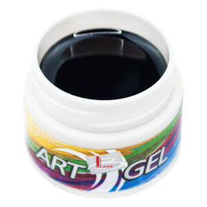 BLAZE Art Gel, Black – Гель-фарба чорна, 5 мл