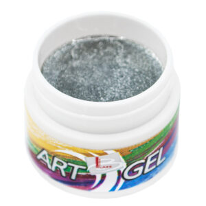 BLAZE Art Gel, Silver – Гель-фарба срібна, 5 мл