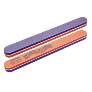 SPONGE BOARD Standard – шліфувальник спонжевий фіолетовий / помаранчевий 100/180