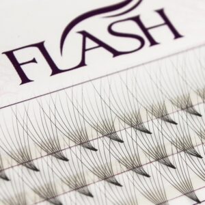 FLASH Вії пучкові 8D, вигин C, товщина 0.07 мм, довжина 12 мм, 60 пучків