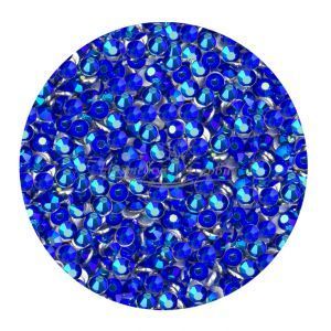 ELEMENTS Стрази скляні для нігтів №6, AB Sapphire, банка 100 шт
